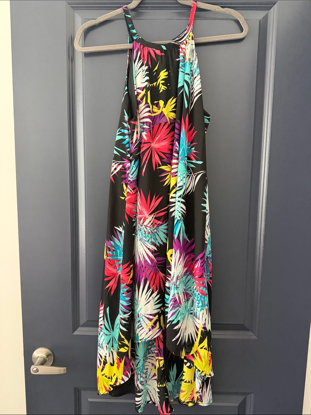 ONE CLOTHING tropical floral midi dress